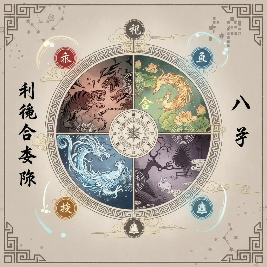 八字 - 刑衝合害破