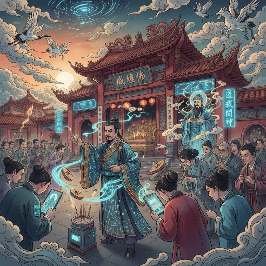道教問神 - 城隍廟