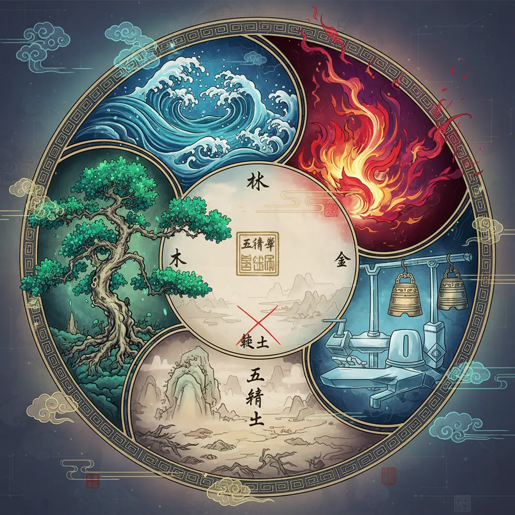 五行平衡 - 五行缺土