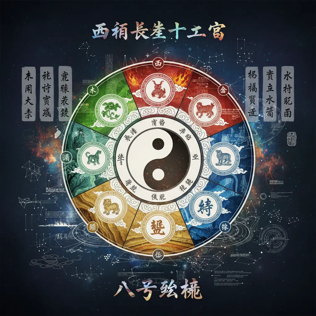 八字 - 五行長生十二宮