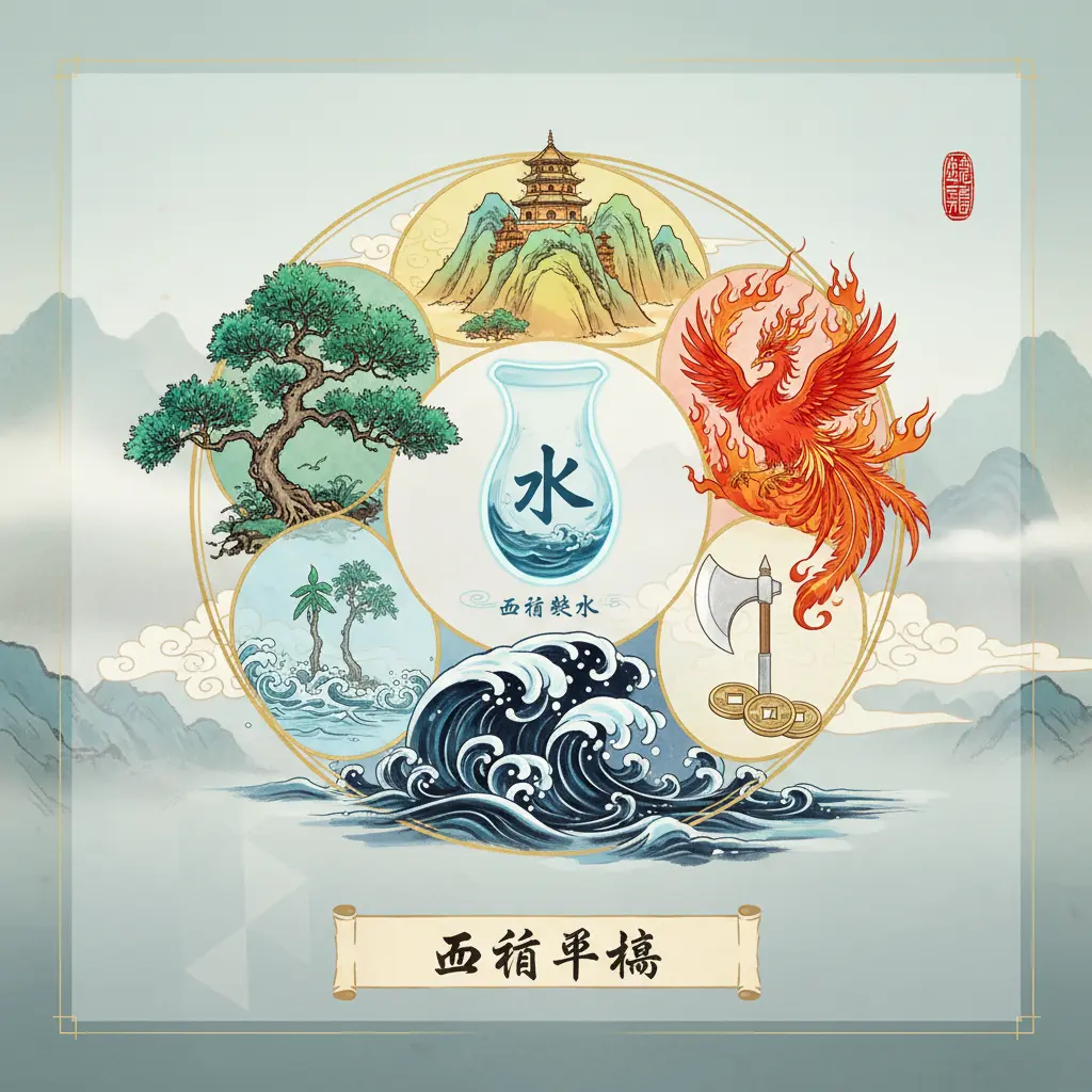 五行平衡 - 五行缺水