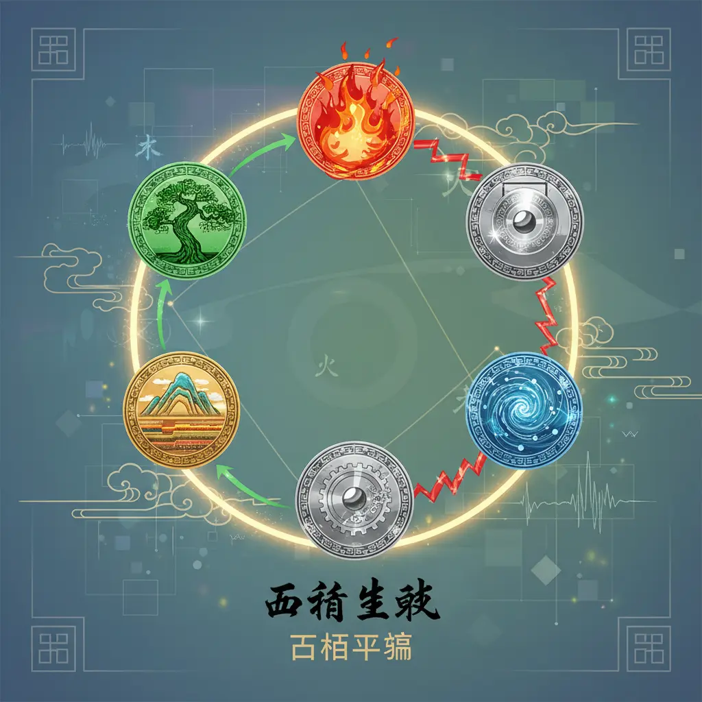 五行平衡 - 五行生剋